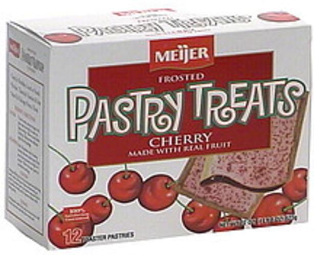 Meijer Frosted Pastry Treats, Cherry 12 ea, Nutrition Information Innit