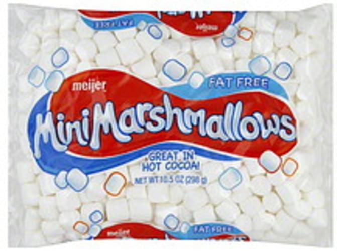 Meijer Mini, Fat Free Marshmallows 10.5 oz, Nutrition Information Innit