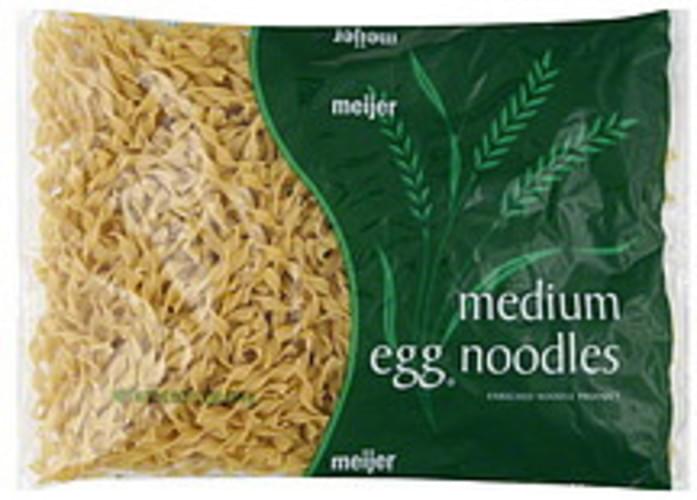 Meijer Medium Egg Noodles 16 oz, Nutrition Information Innit