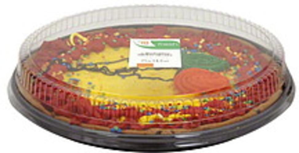 Meijer 12 Inch Decorated, Chocolate Chip Cookie 24 oz, Nutrition