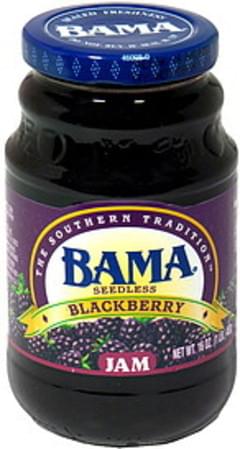 Bama Seedless, Blackberry Jam - 16 oz, Nutrition Information | Innit