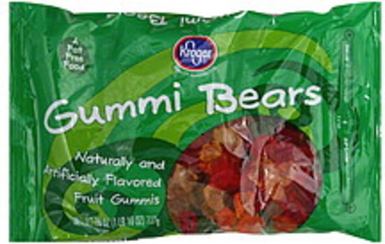 Kroger Gummi Bears 26 oz, Nutrition Information Innit