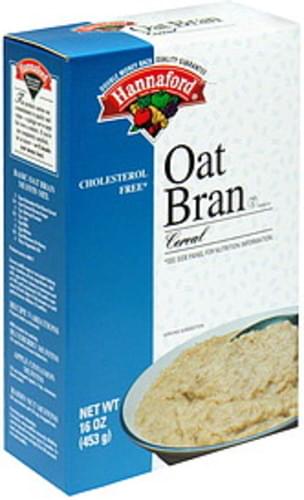 Hannaford Oat Bran Cereal - 16 oz