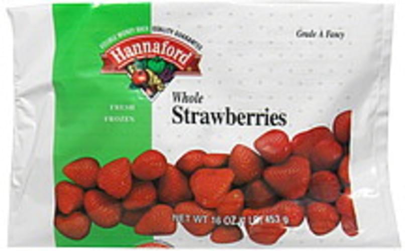 Hannaford Whole Strawberries 16 oz, Nutrition Information Innit