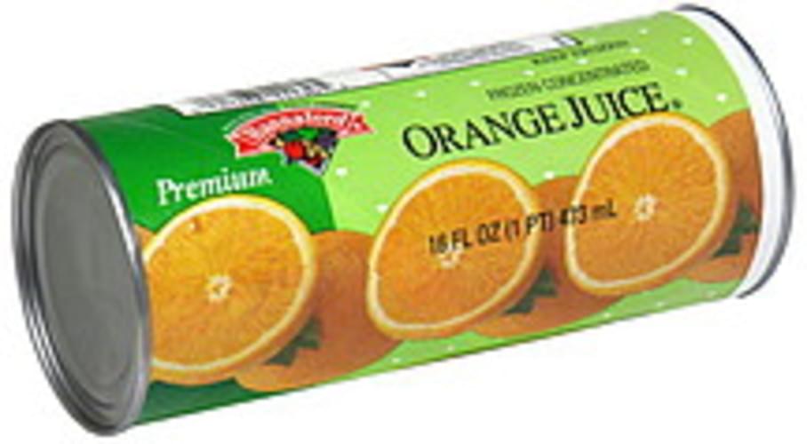 Hannaford Orange Juice Frozen Concentrate 16 oz, Nutrition