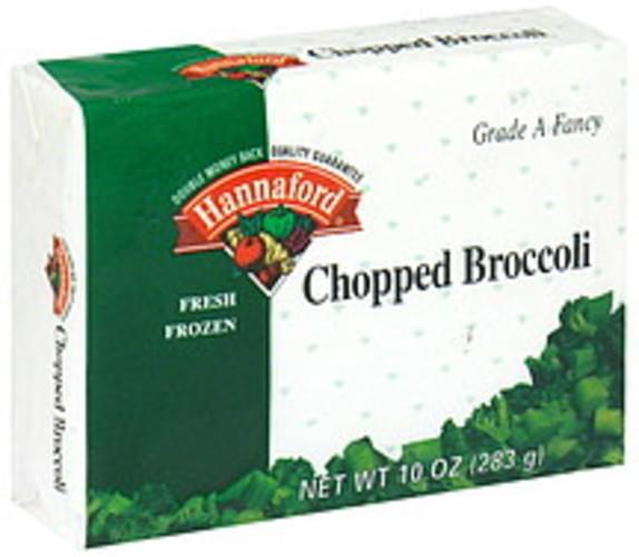 Hannaford Fresh Frozen Chopped Broccoli - 10 oz