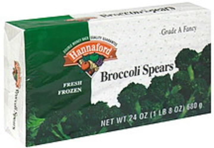 Hannaford Fresh Frozen Broccoli Spears 24 oz, Nutrition Information