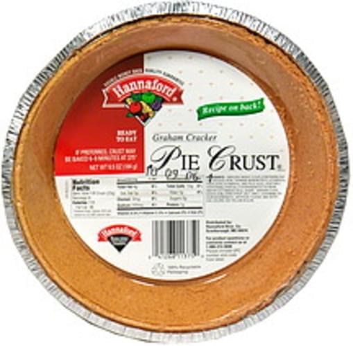 Hannaford Graham Cracker Pie Crust 6.5 oz, Nutrition Information Innit