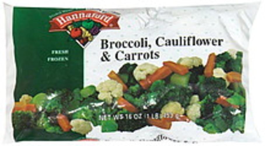 Hannaford Broccoli, Cauliflower & Carrots 16 oz, Nutrition