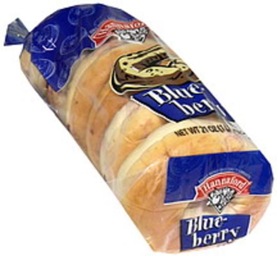 Hannaford Blueberry Bagels 21 oz, Nutrition Information Innit