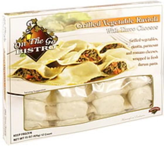 Hannaford with Three Cheeses Grilled Vegetable Ravioli - 12 ea