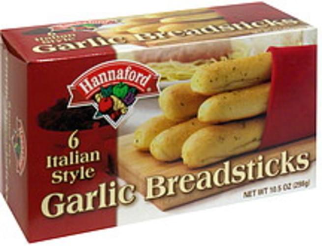 Hannaford Italian Style Garlic Breadsticks 6 oz, Nutrition