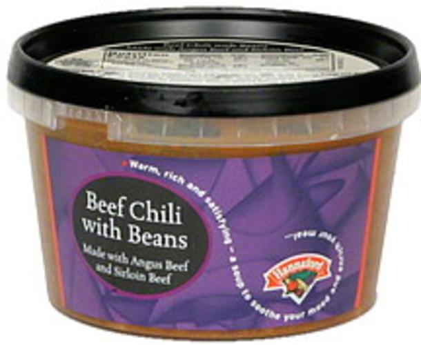 Hannaford with Beans Beef Chili 16 oz, Nutrition Information Innit