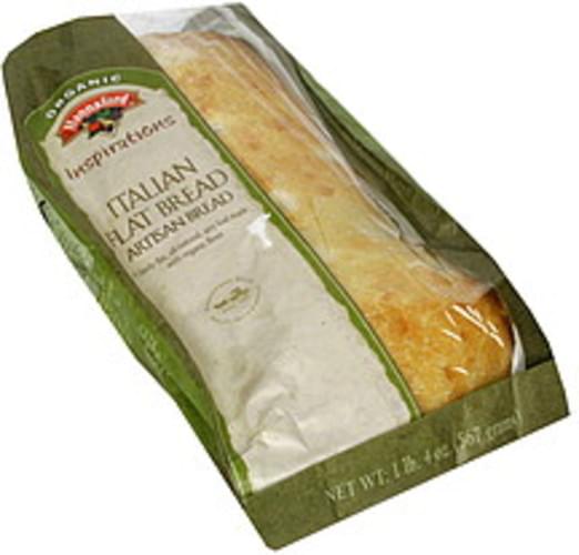 Hannaford Organic, Italian Flat Bread Artisan Bread 20 oz, Nutrition