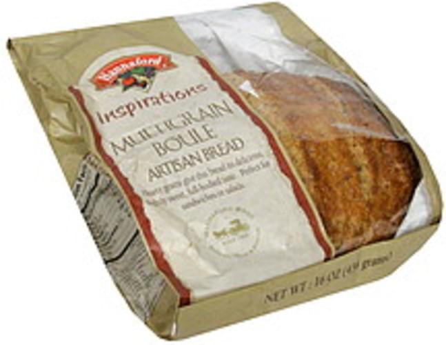 Hannaford Multigrain Boule Artisan Bread 16 oz, Nutrition Information