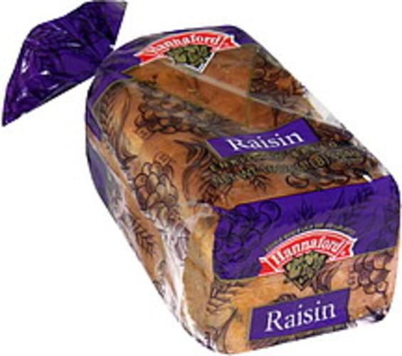 Hannaford Raisin, Enriched Bread 16 oz, Nutrition Information Innit