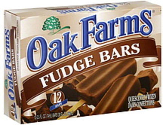 Oak Farms Fudge Bars 12 ea, Nutrition Information Innit
