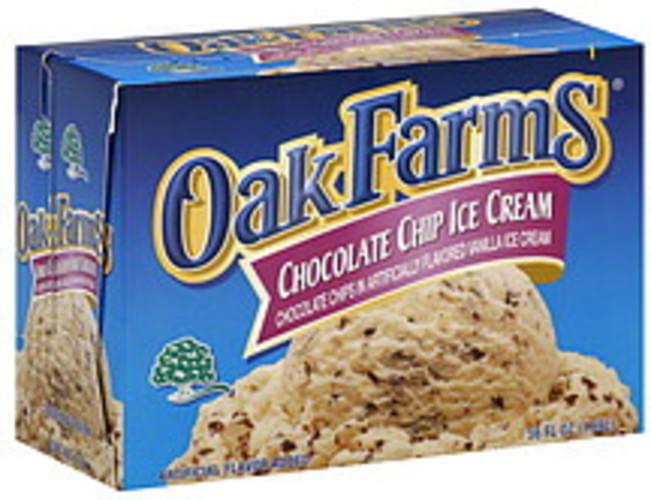 Oak Farms Chocolate Chip Ice Cream 56 oz, Nutrition Information Innit
