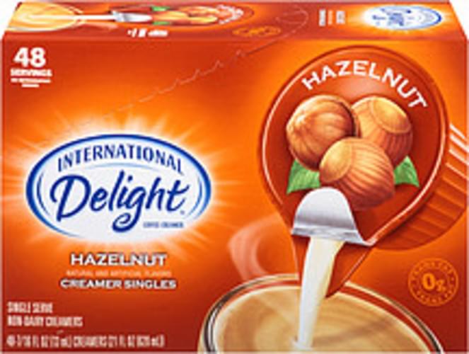 International Delight Hazelnut NonDairy Coffee Creamer 21 oz