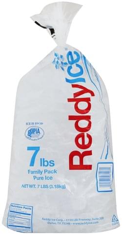 Reddy Ice Pure, Family Pack Ice - 7 lb