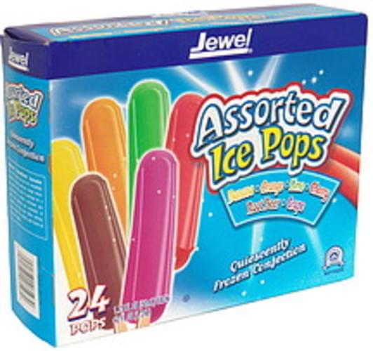 Jewel Assorted Ice Pops 24 ea, Nutrition Information Innit
