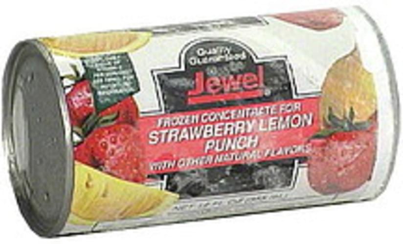 Jewel Strawberry Lemon Punch, Frozen Concentrate - 12 oz