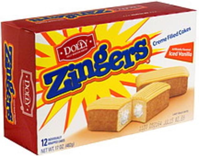 Dolly Madison Iced Vanilla Creme Filled Cakes 12 ea, Nutrition Information Innit