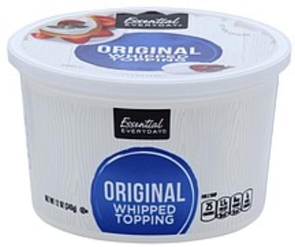 Essential Everyday Original Whipped Topping 12 oz, Nutrition