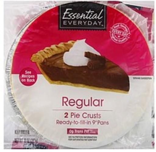 Essential Everyday 9 Inch, Regular Pie Crusts 2 ea, Nutrition