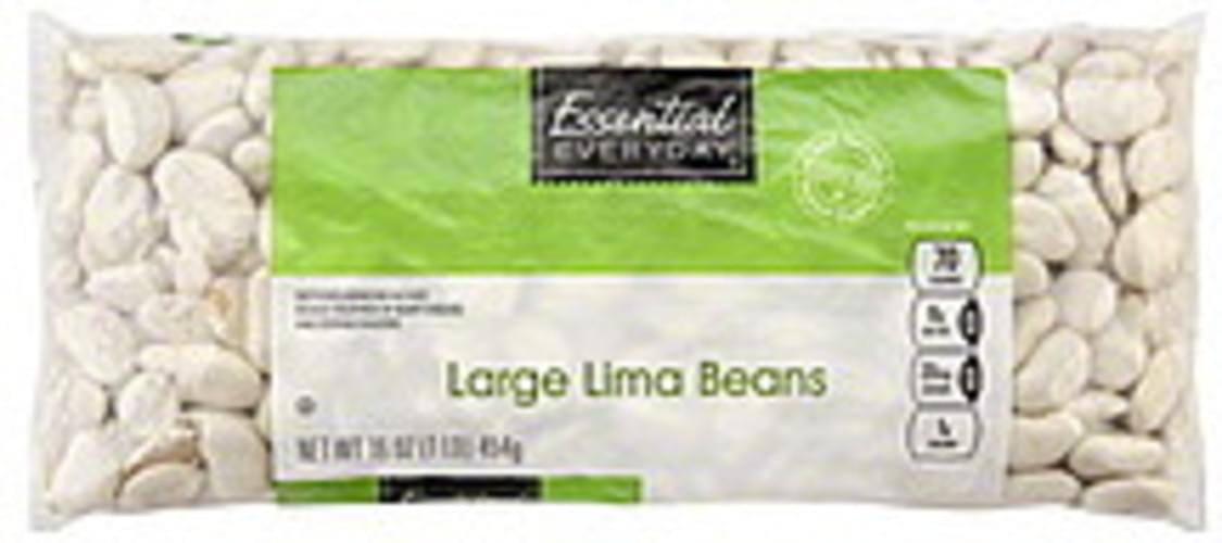 Essential Everyday Large Lima Beans 16 oz, Nutrition Information Innit