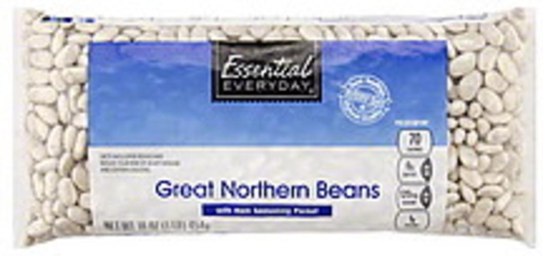 Essential Everyday with Ham Seasoning Packet Great Northern Beans 16