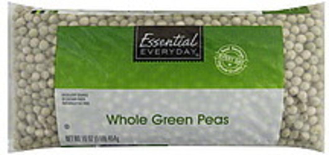 Essential Everyday Whole Green Peas 16 oz, Nutrition Information Innit