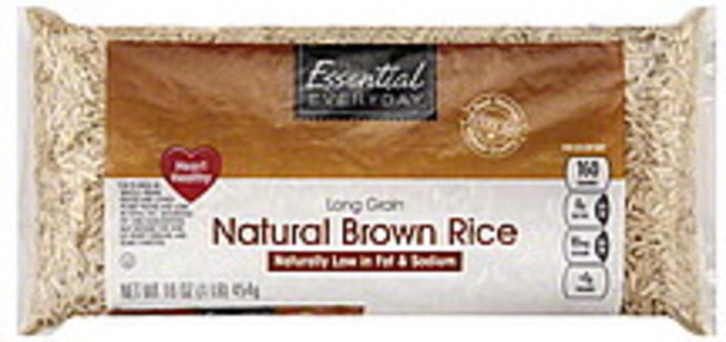 Essential Everyday Natural, Long Grain Brown Rice - 16 oz