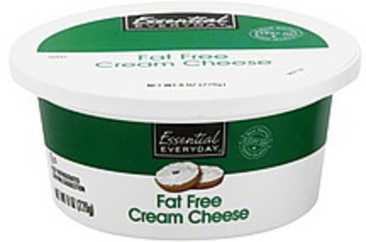 Essential Everyday Fat Free Cream Cheese 8 oz, Nutrition Information