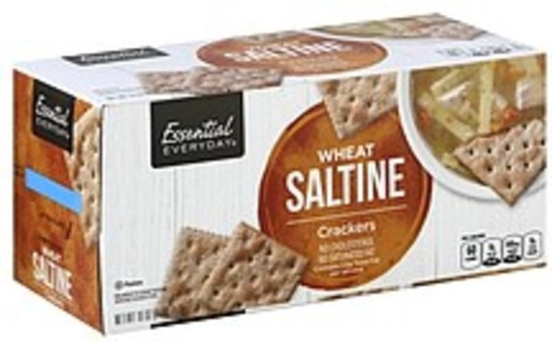 Essential Everyday Saltine Wheat Crackers 16 Oz Nutrition 
