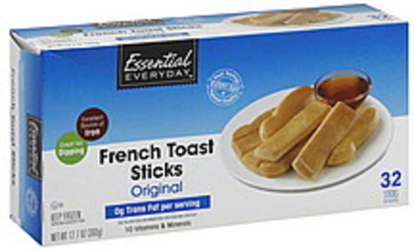 Essential Everyday Original French Toast Sticks 32 ea, Nutrition Information Innit