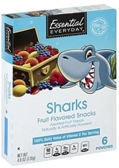 Essential Everyday Fruit Flavored Snacks Sharks