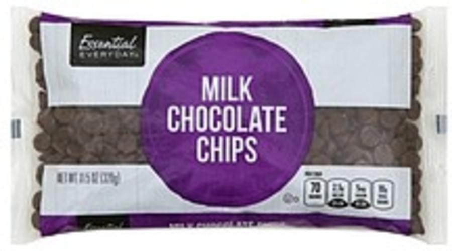 Essential Everyday Milk Chocolate Chips 11.5 oz, Nutrition