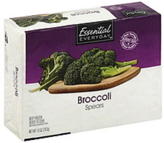 Essential Everyday Spears Broccoli 10 oz, Nutrition Information Innit