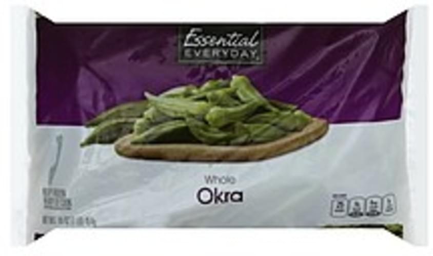 Essential Everyday Whole Okra 16 oz, Nutrition Information Innit