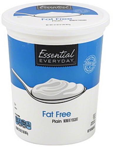 Essential Everyday Nonfat, Fat Free, Plain Yogurt - 32 oz