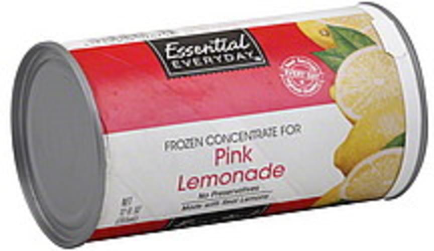Essential Everyday Frozen Concentrate Pink Lemonade 12 oz, Nutrition
