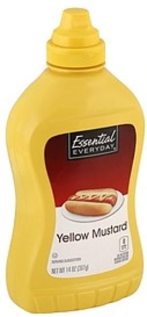 Essential Everyday Yellow Mustard - 14 oz, Nutrition Information | Innit