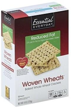Essential Everyday Crackers Reduced Fat, Woven Wheats