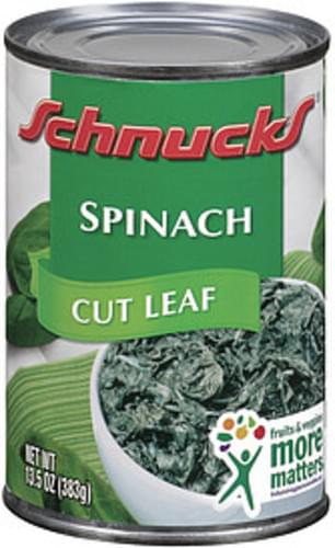 Schnucks Cut Leaf Spinach - 13.5 oz