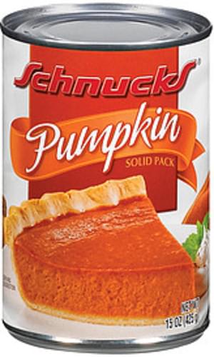 Schnucks Solid Pack Pumpkin - 15 oz