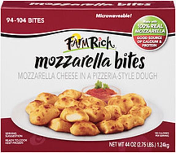 Farm Rich Mozzarella Bites 44 oz, Nutrition Information Innit