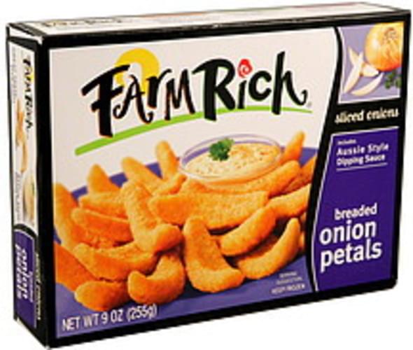 Farm Rich Breaded Onion Petals 9 oz, Nutrition Information Innit