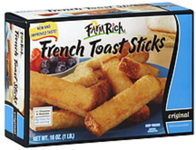 Farm Rich Original French Toast Sticks 16 Oz Nutrition Information Innit Farm Rich Original French Toast Sticks 16 Oz Nutrition Information Innit