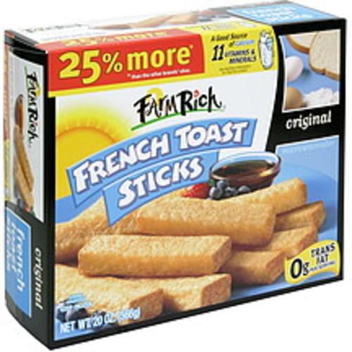 Farm Rich Original French Toast Sticks - 20 oz, Nutrition ...